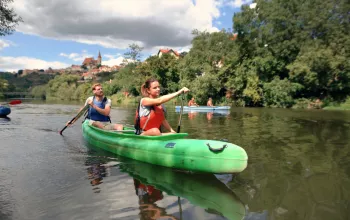 Wodna przygoda na spokojnej rzece Dyi